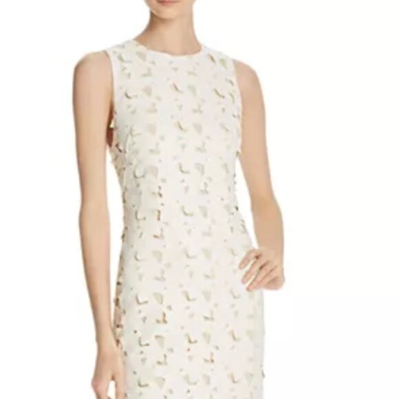 Alice + Olivia Dresses & Skirts - RARE NWOT Alice + Olivia Fey Neutrals Ivory Cutout Embroidered Midi Dress 4 $465